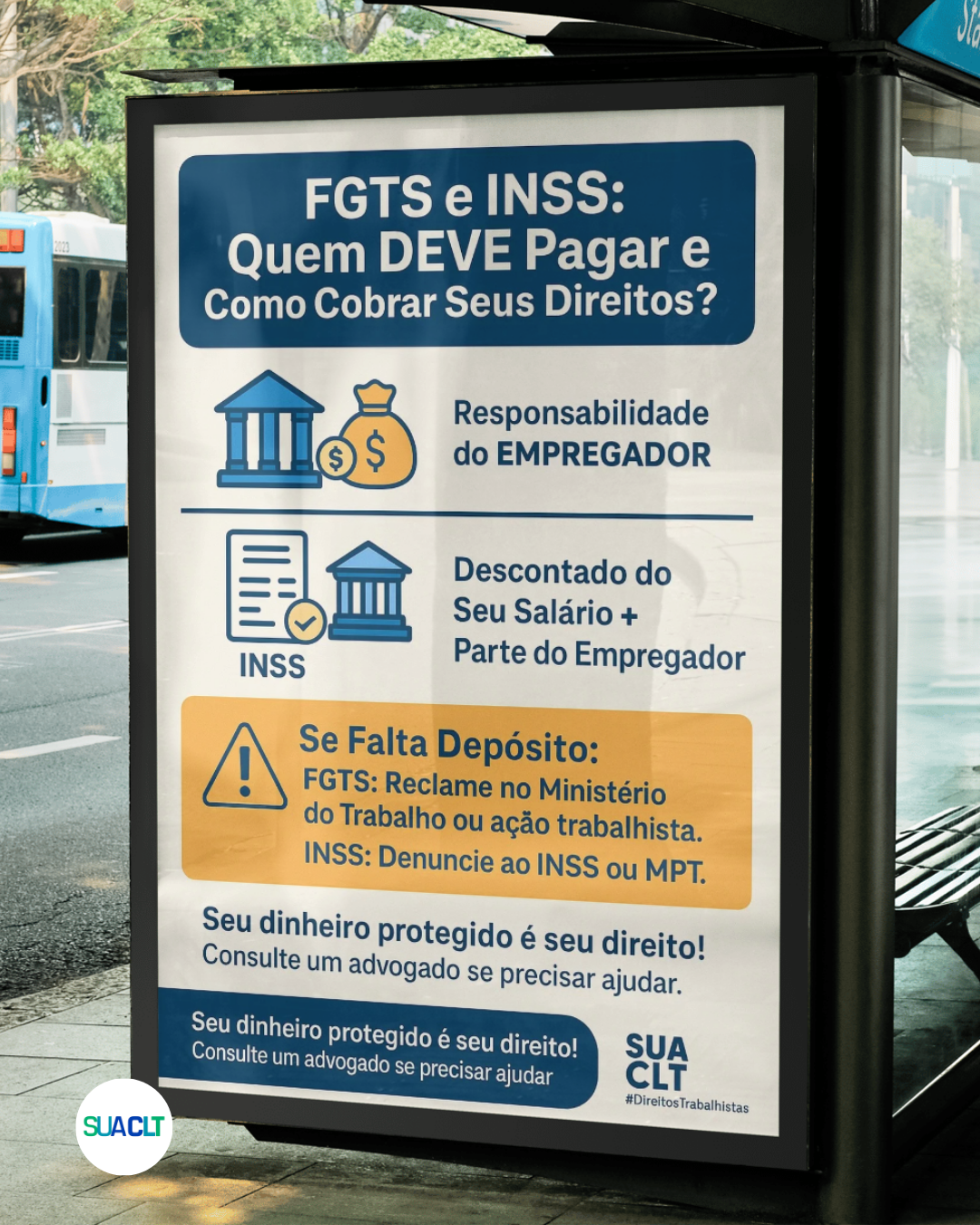 FGTS e INSS são pilares da sua segurança trabalhista, mas quem deve pagar?