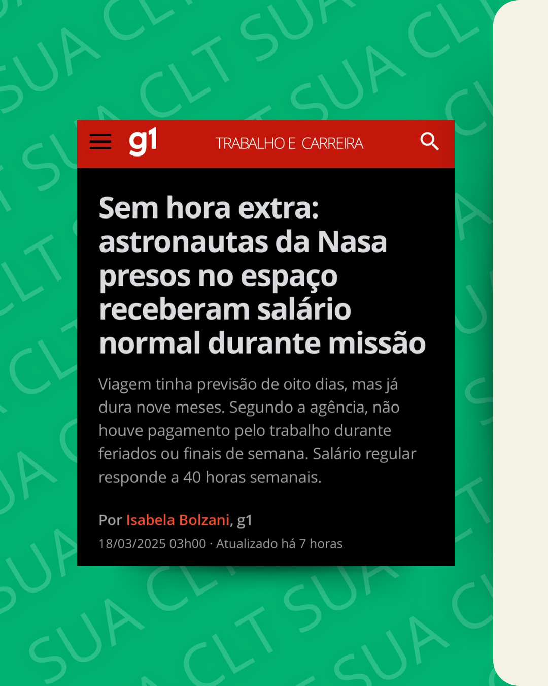 Qual é a carga horária semanal permitida?