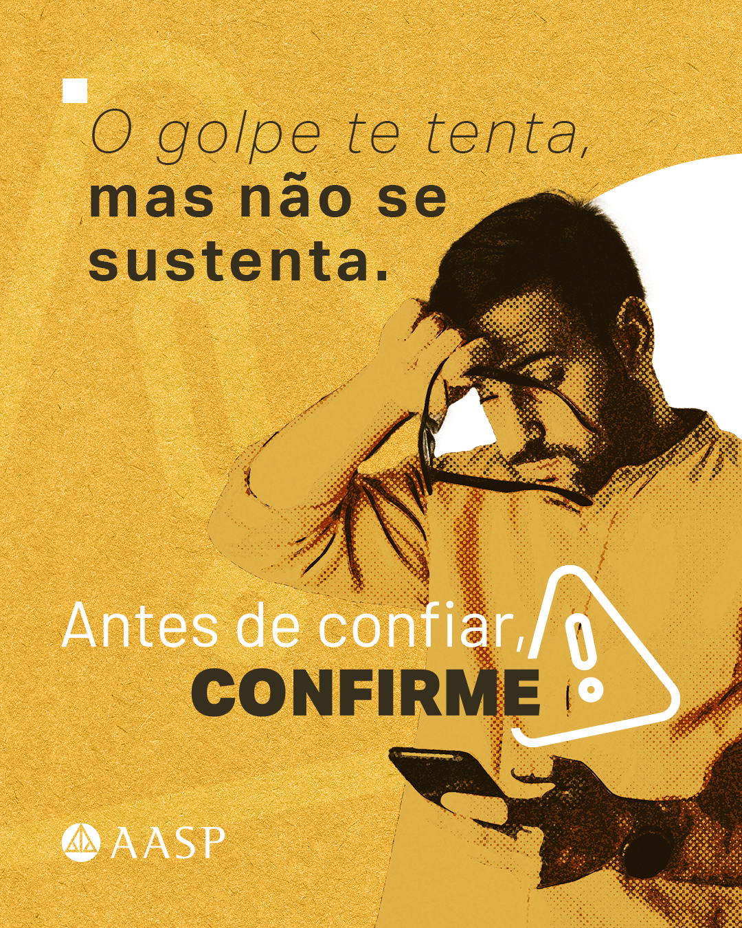 Não caia em promessas de facilidades ou pagamentos antecipados!