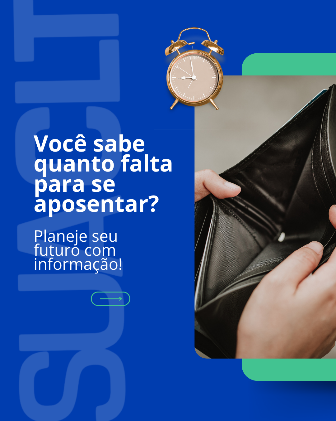 Para saber quanto falta para se aposentar, …