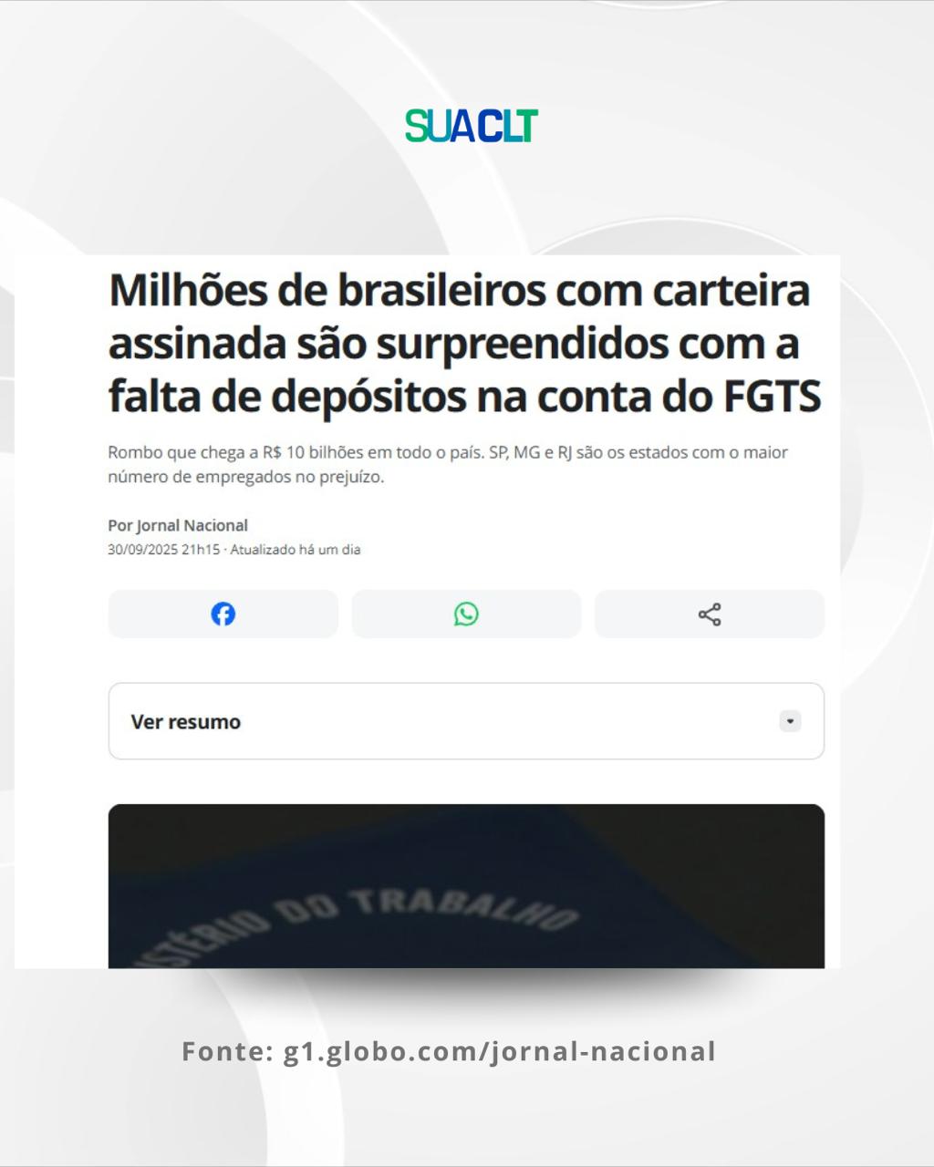 FGTS atrasado ou não depositado é uma realidade para milhões de trabalhadores no Brasil!